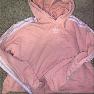 cropped adidas hoodie